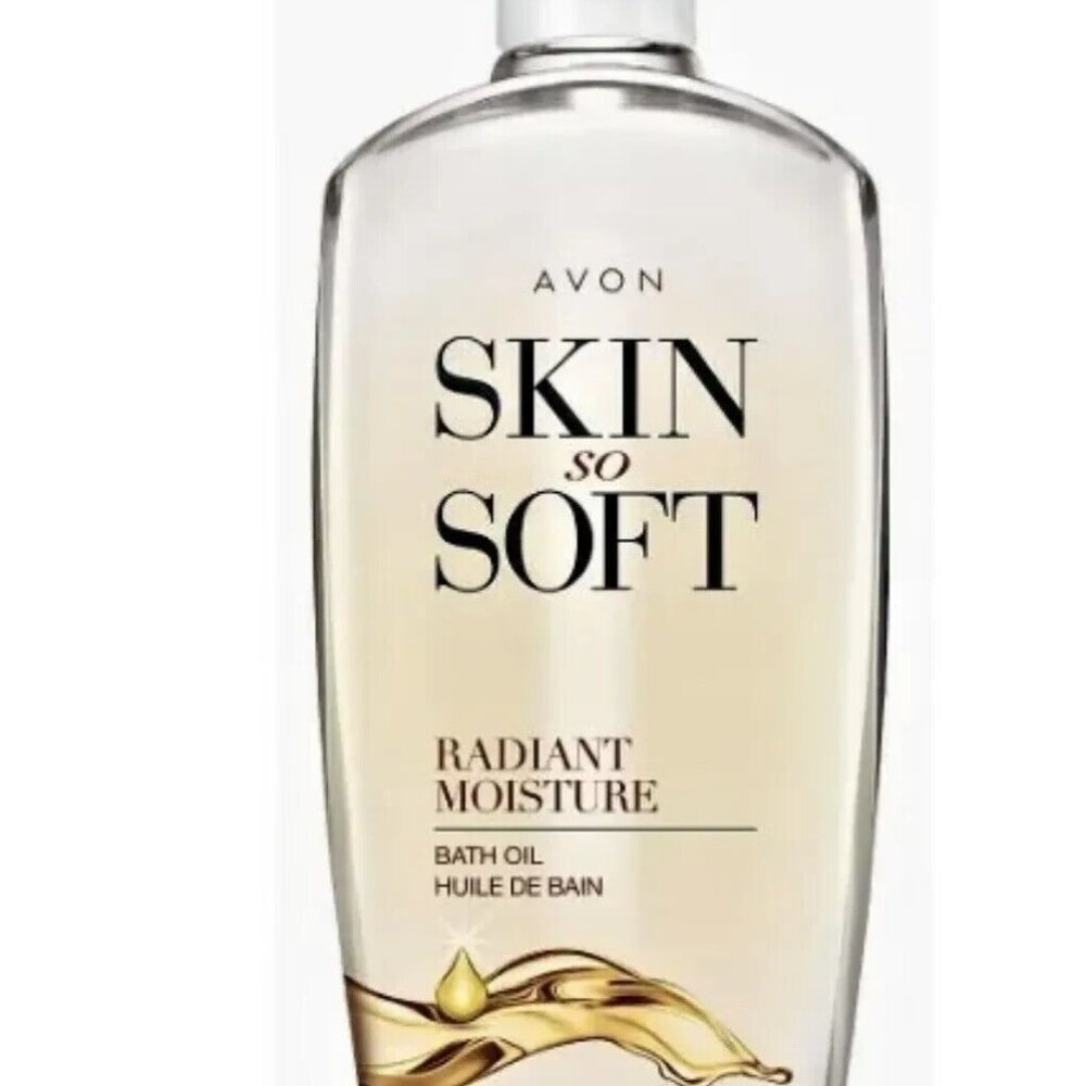 Avon Skin So Soft SSS Radiant Moisture Bath Oil Bonus Size 25 fl oz
